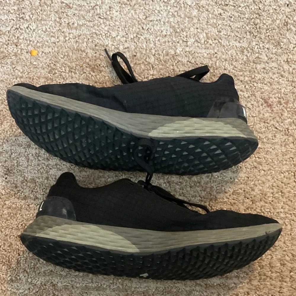 NOBULL Ripstop Runner Black Dark Olive Mens 8.5 Womens 10 Athletic Shoes